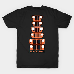Jeep Grills Orange Logo T-Shirt